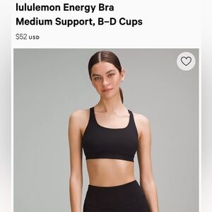 Lululemon Energy Bra ✨